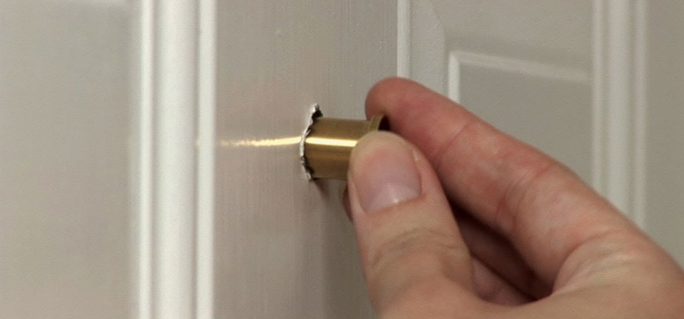 peephole door repair in Arcadia